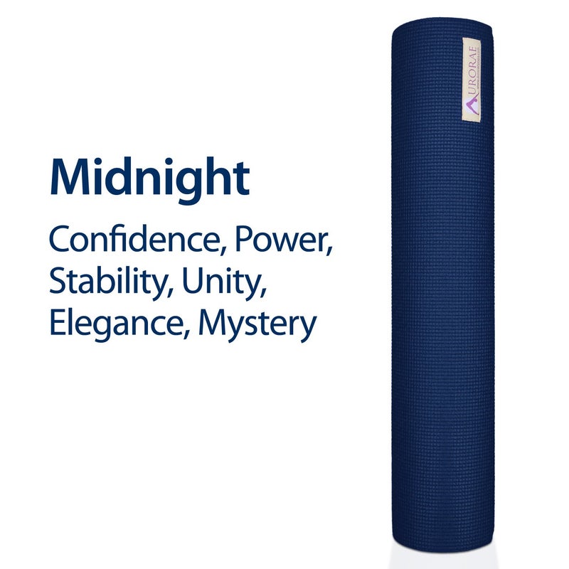 AURORAE Classic/Printed Extra Thick and Long Yoga Mat. Slip Free Rosin included - Image 4